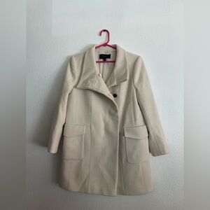 White Ann Taylor coat
